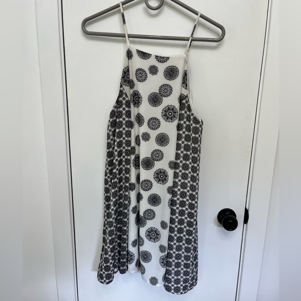Black and white sundress